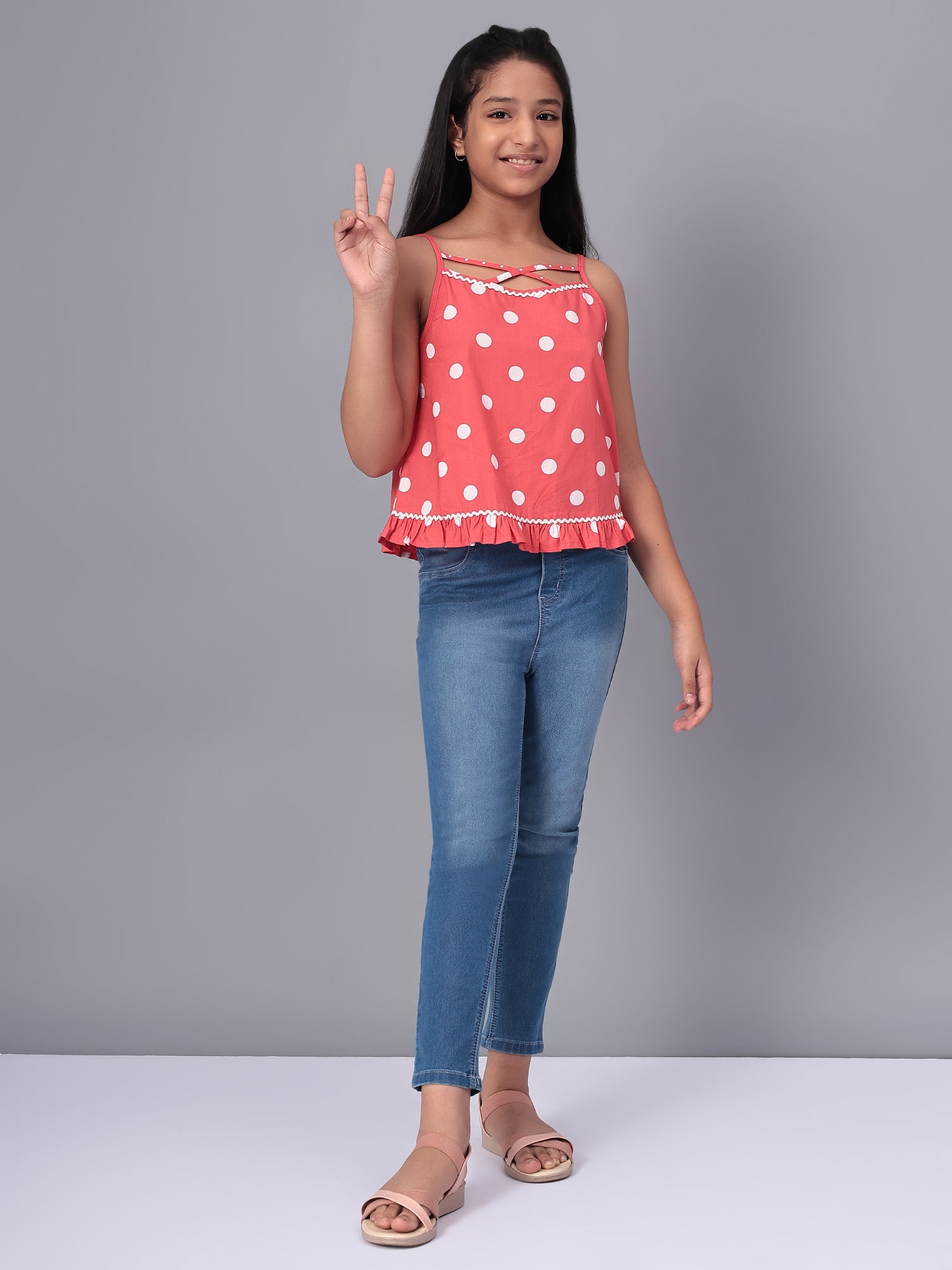 Girls Polka Dots Top