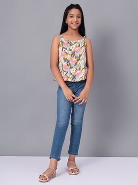 Girls Floral Top