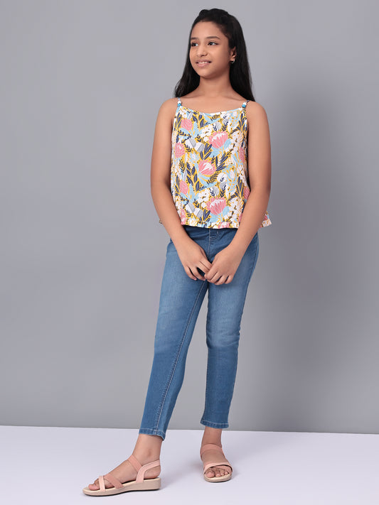 Girls Floral Top