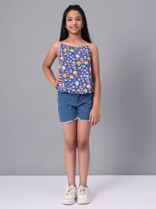 Girls Floral Top