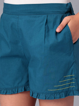 Girls Cotton Shorts