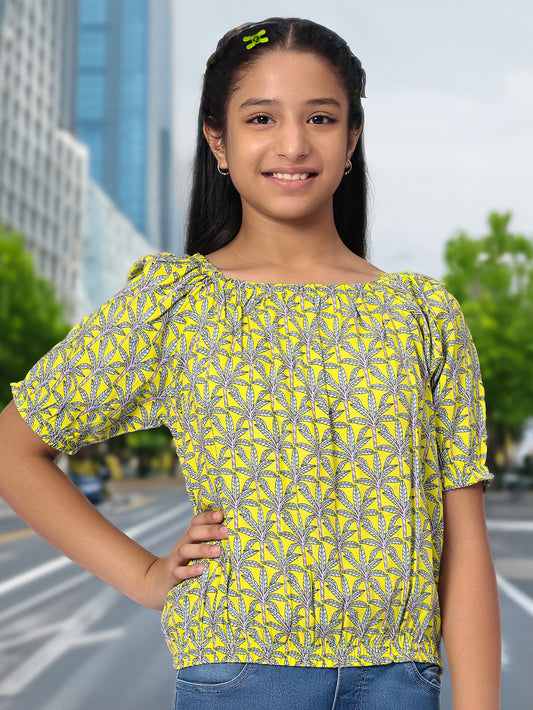 Girls Floral Top