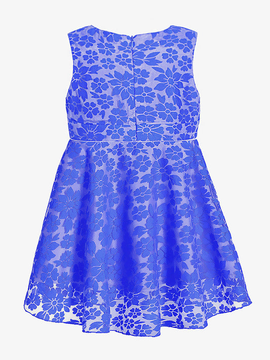 Girls Blue Party Dress