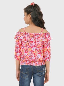 Girls Off Shoulder Top