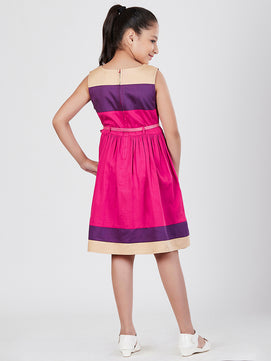 Girls Color Block Dress