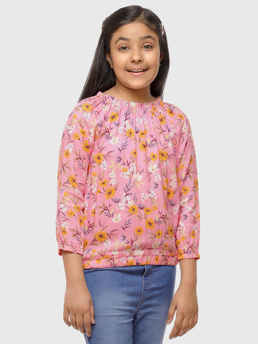 Girls Rayon Long Sleeves Top