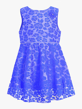 Girls Blue Party Dress