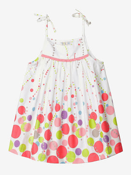 Girls Shoulder Strap Cotton Dress