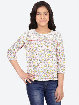 Girls Long Sleeves Cotton Top