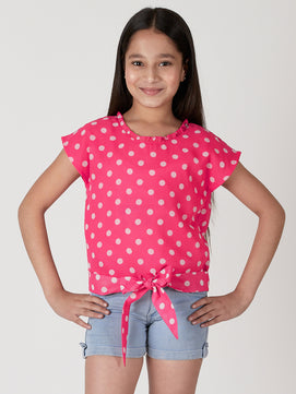 Girls Waist Tie Top