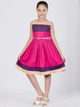 Girls Color Block Dress