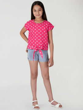 Girls Waist Tie Top