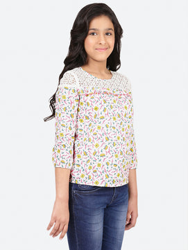 Girls Long Sleeves Cotton Top