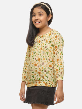 Girls Cotton Long Sleeves Top